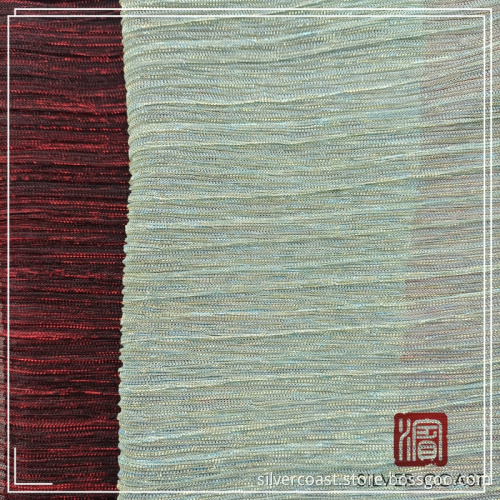 Pure Polyester Lurex вязаная ткань P/D